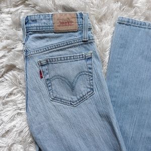 Vintage Y2K Levi's Super Low Boot Cut Lightwash Denim Jeans